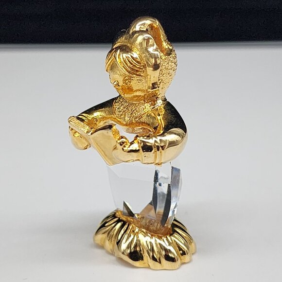 Swarovski Trimline Crystal Figural Pendant Caroler Hanging Ornament 1983 VTG - Picture 6 of 10